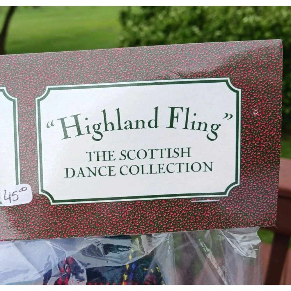 NEW 1993 VanderBear Wear ALICE Clothing Highland Fling Scottish Dance Collection - Picture 7 of 8